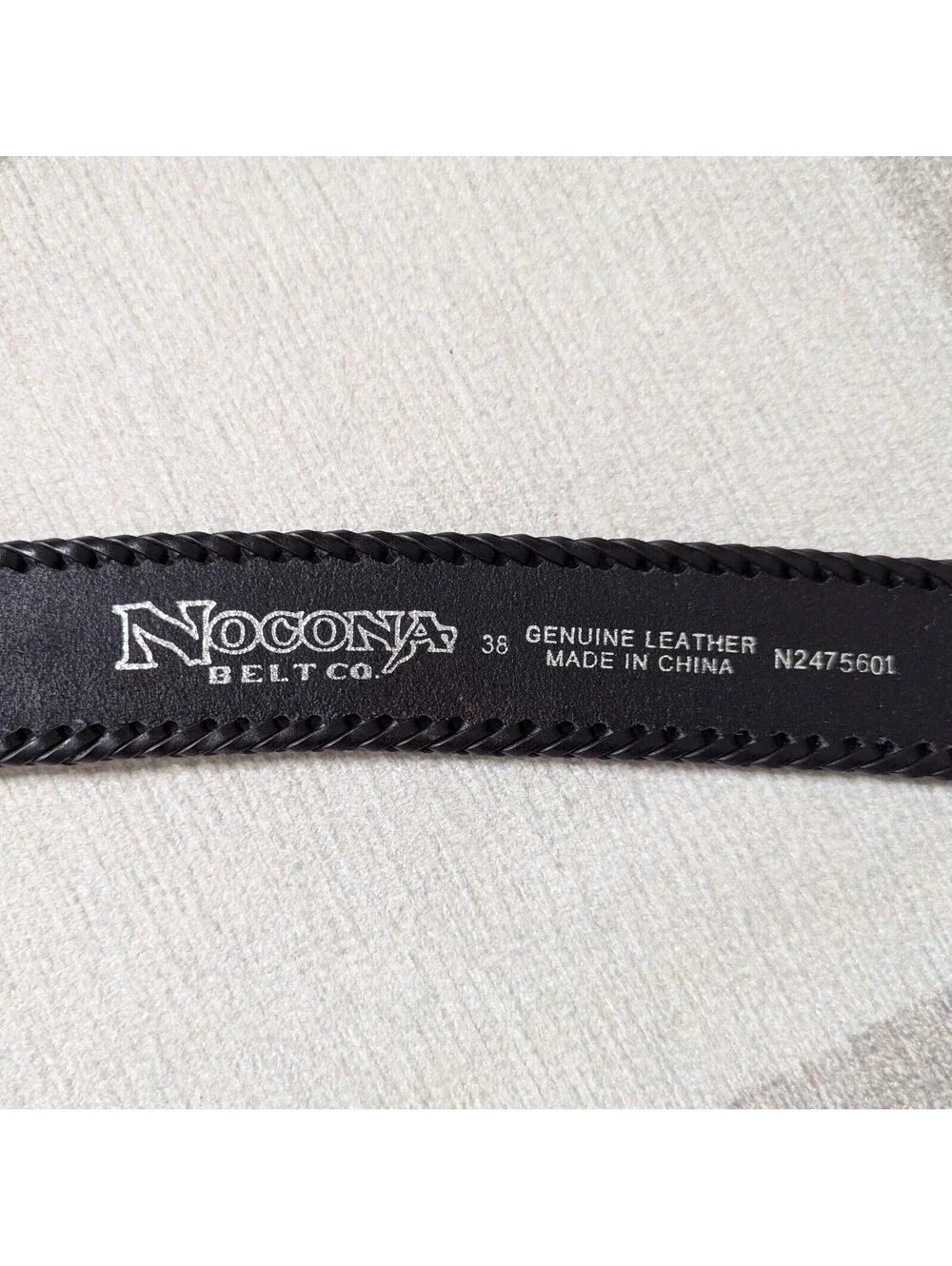 Vintage Nocona Belt Co. leather western belt - Size 38